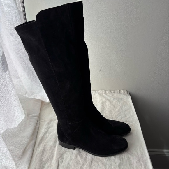 Davos‎ Gomma Suede Knee High Boot Made in Italy Sz 7M - Picture 2 of 8